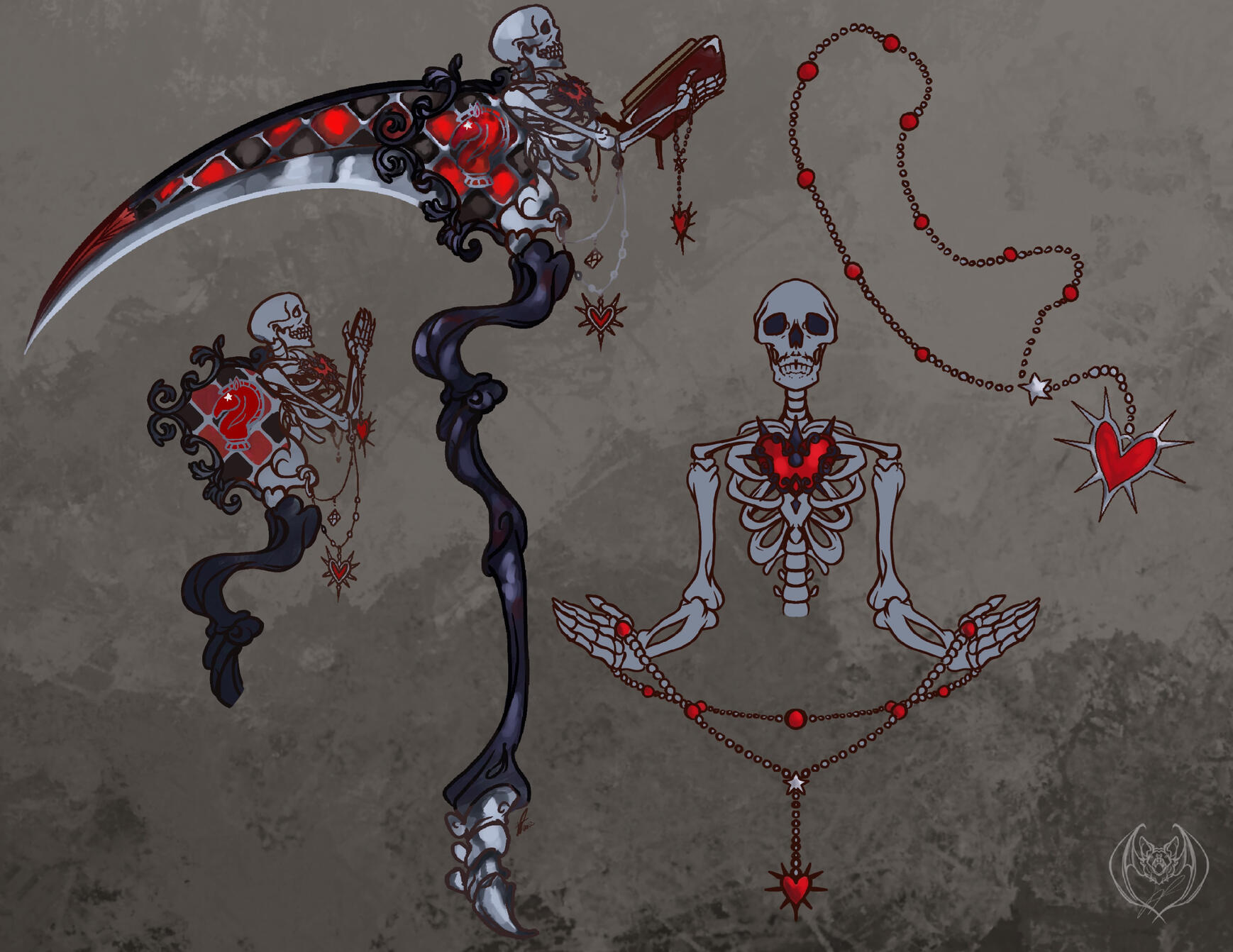 Commission - Helene Crow Weapon